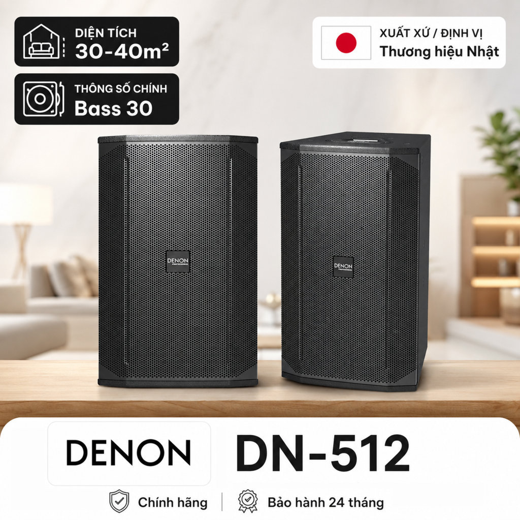 Loa karaoke Denon DN-512 (Full bass 30)