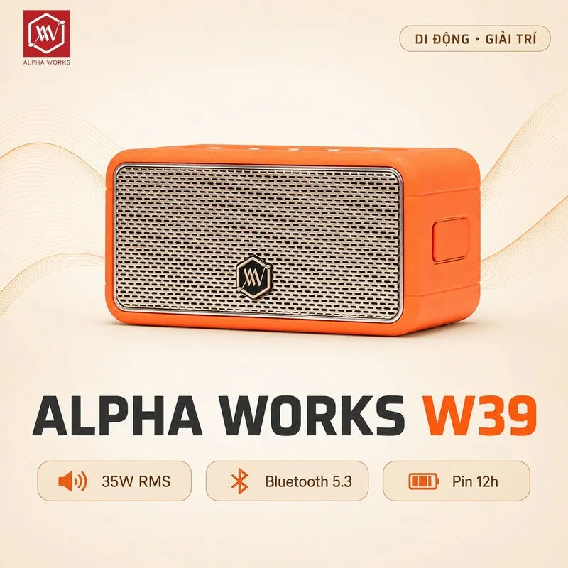 Loa Di Động Alpha Works W39