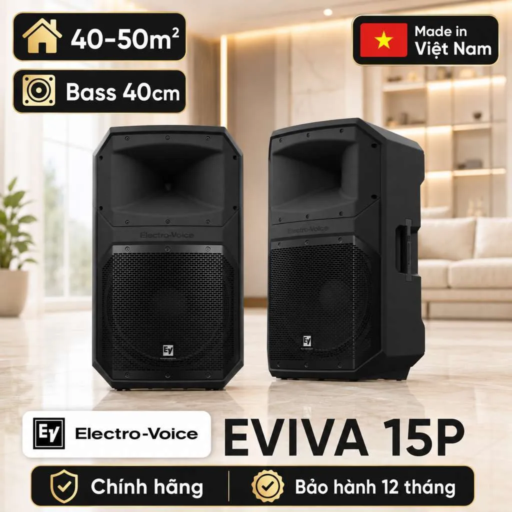 Loa Electro Voice EVIVA 15P (Bass 40cm, 1000W)