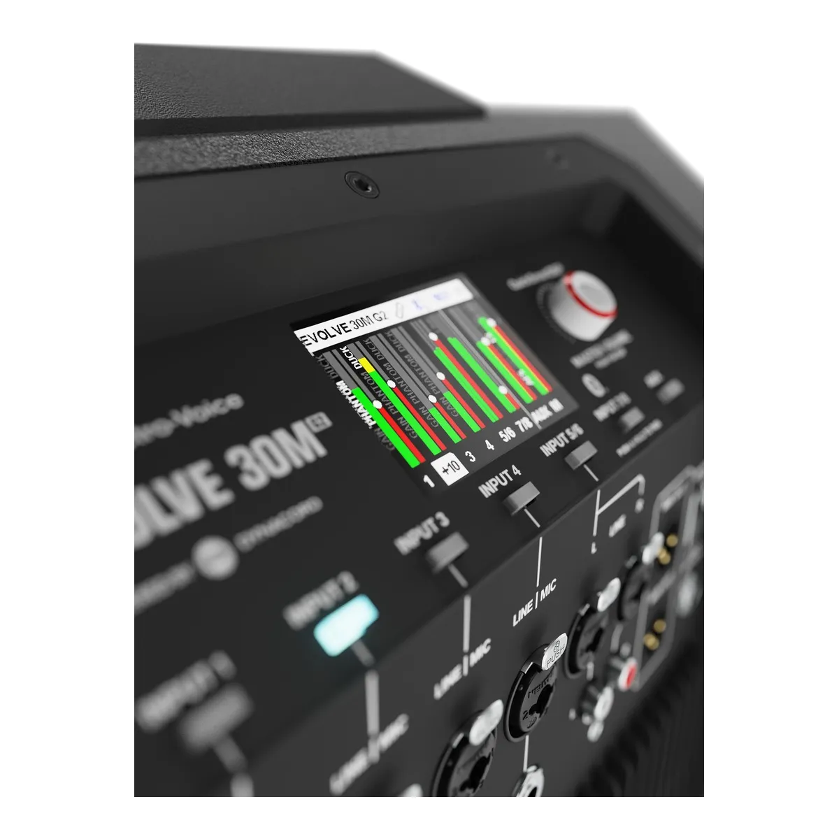 Loa Electro Voice Evolve 30M G2 Đen - black amp closeup1