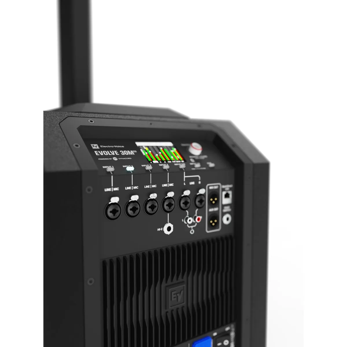 Loa Electro Voice Evolve 30M G2 Đen - black amp closeup2