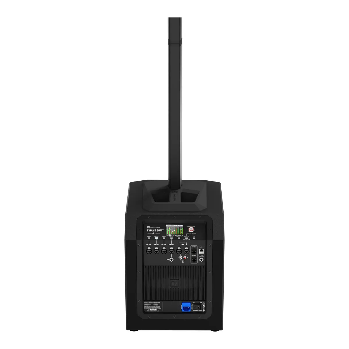 Loa Electro Voice Evolve 30M G2 Đen - black inputs
