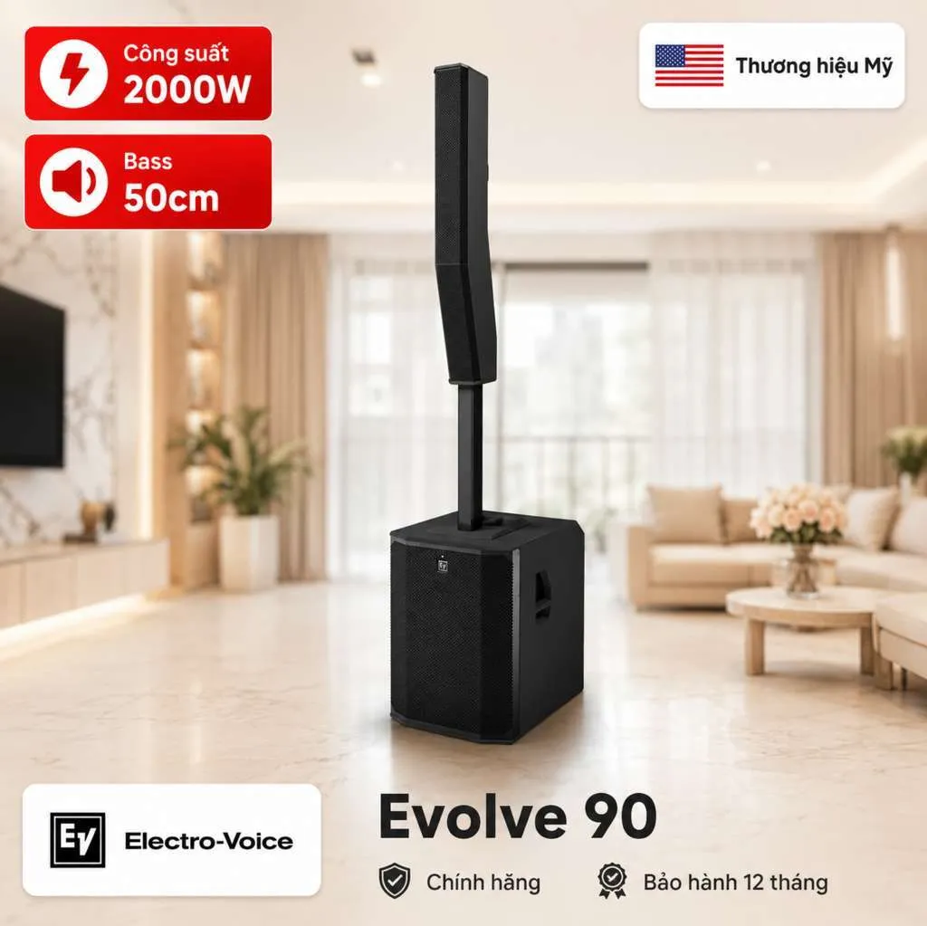 Loa Electro voice Evolve 90 (2000W, 134 dB)