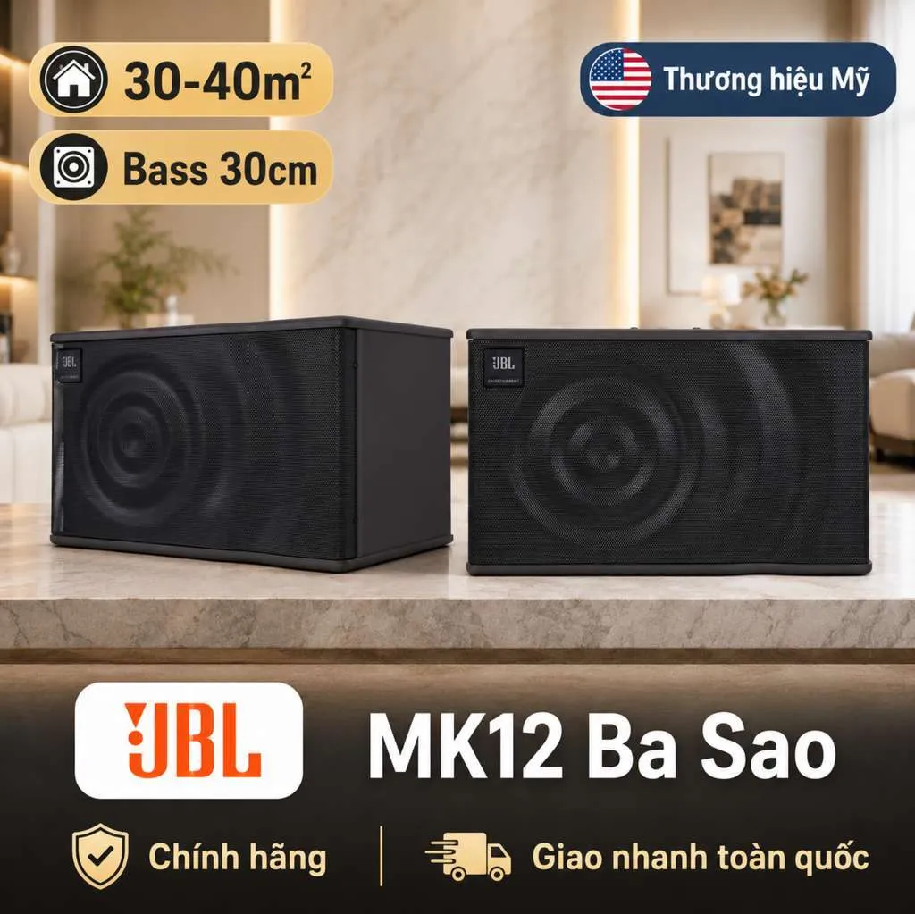 Loa karaoke JBL MK12 Ba Sao (bass 30cm)