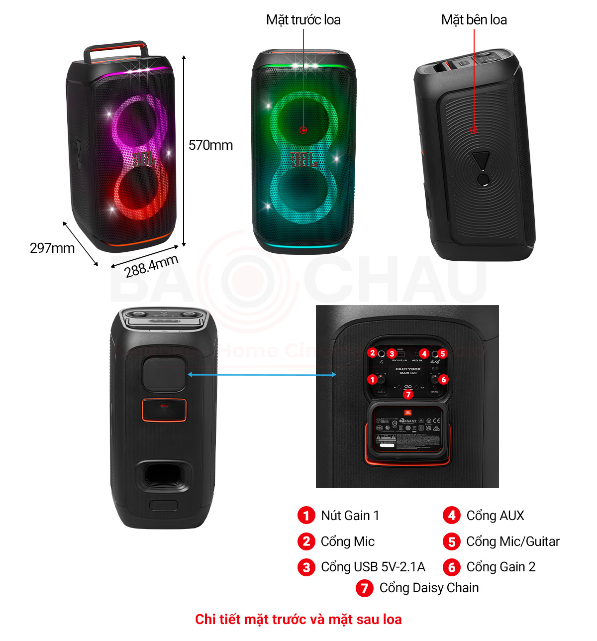 Loa JBL PartyBox Club 120