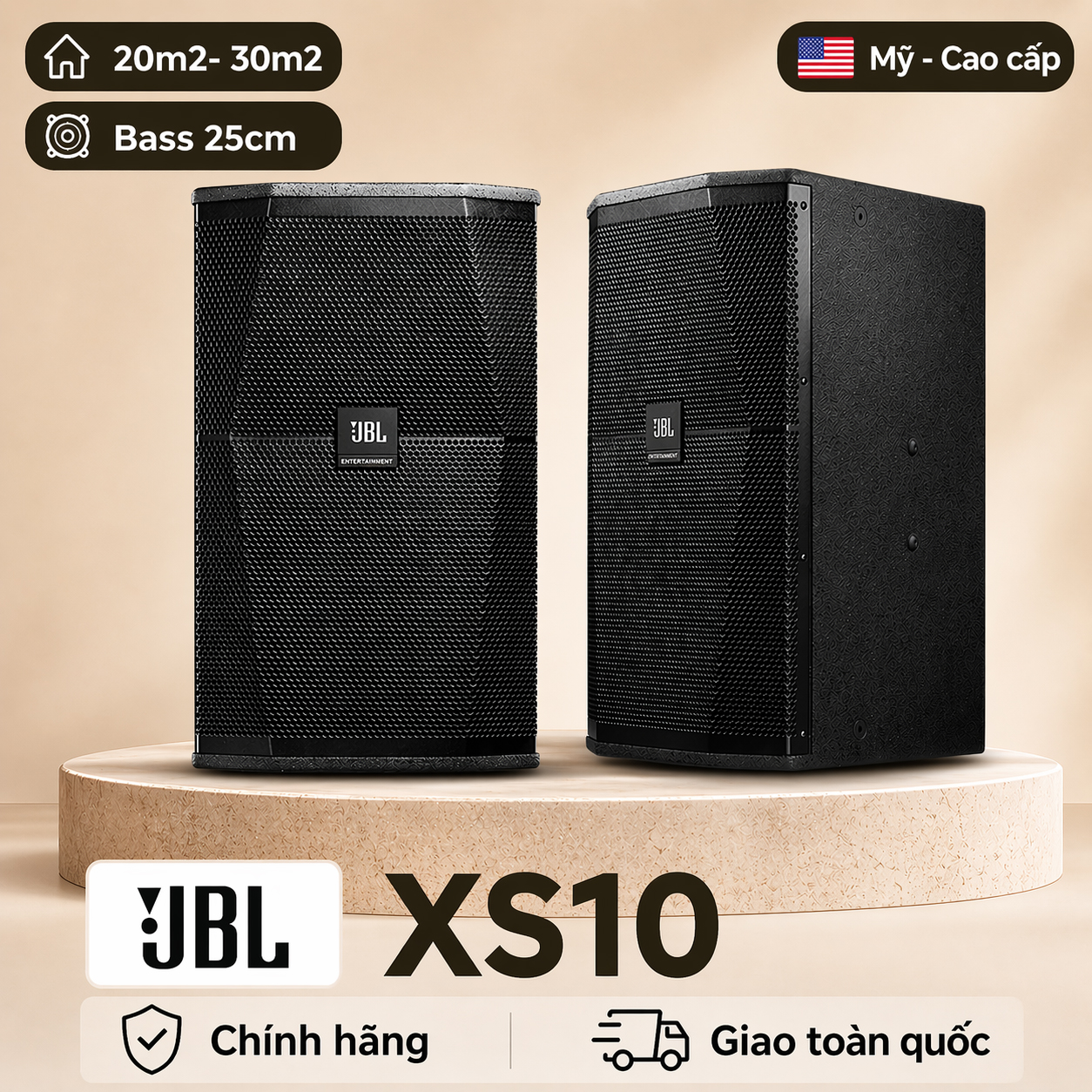 Loa karaoke JBL XS10 (full Bass 25, Ba Sao)