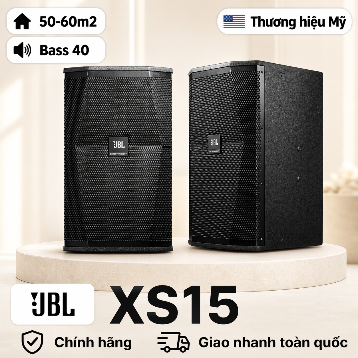 Loa JBL XS15 (Full Bass 40- Ba Sao)