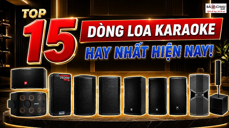TOP 15 Dòng Loa Karaoke Hay Nhất Hiện Nay 
