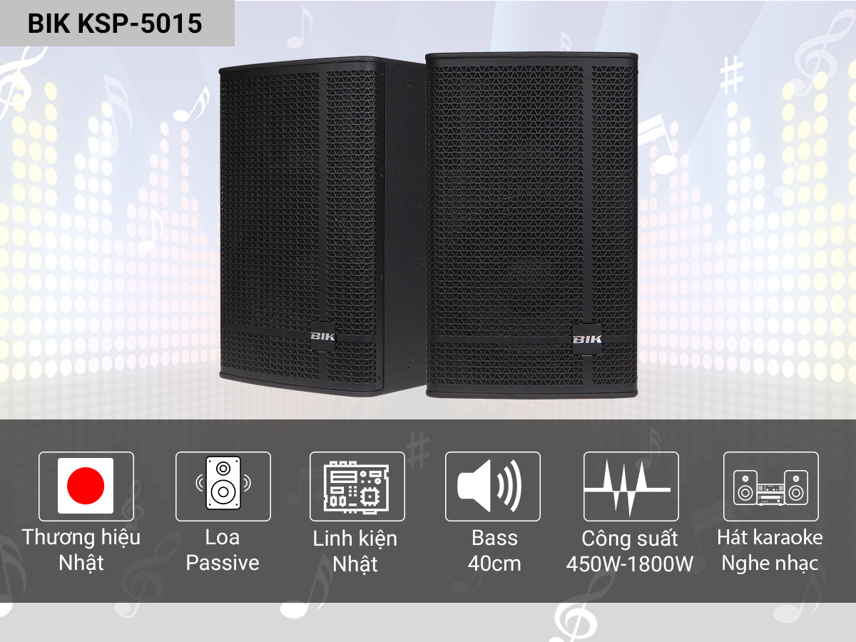 Loa karaoke BIK KSP-5015