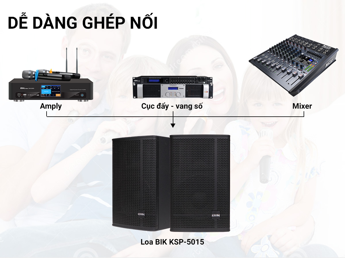 Loa karaoke BIK KSP-5015