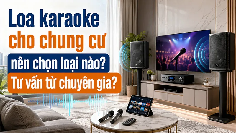 Loa karaoke cho chung cư nên chọn loại nào? Tư vấn từ chuyên gia