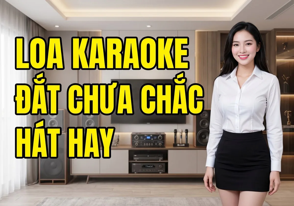 Loa Karaoke Đắt Chưa Chắc Hát Hay: Bí Mật Đằng Sau Tấm Tem Thương Hiệu