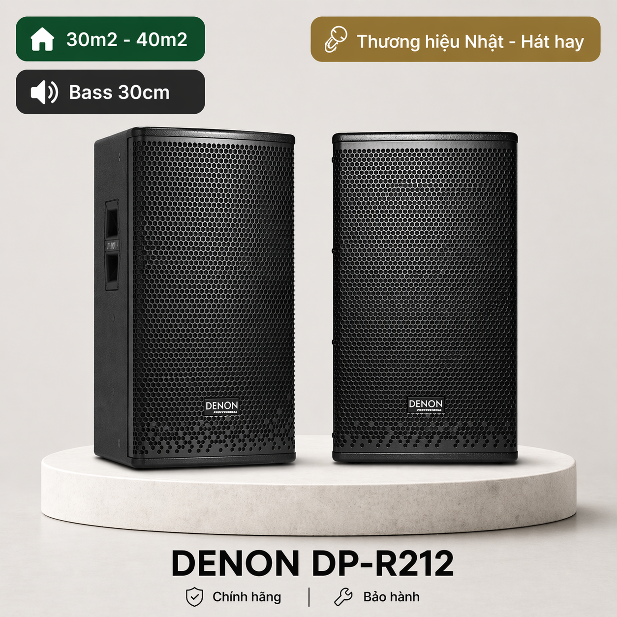 Loa karaoke Denon DP-R212 (Full bass 30)