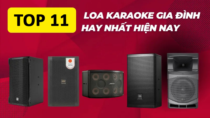 Top 11 mẫu loa karaoke gia đình hay nhất hiện nay