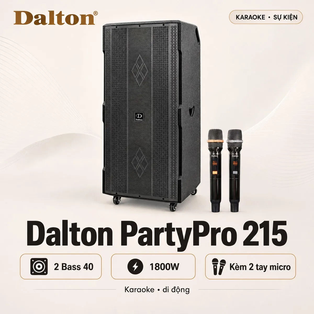Loa kéo Dalton PartyPro 215
