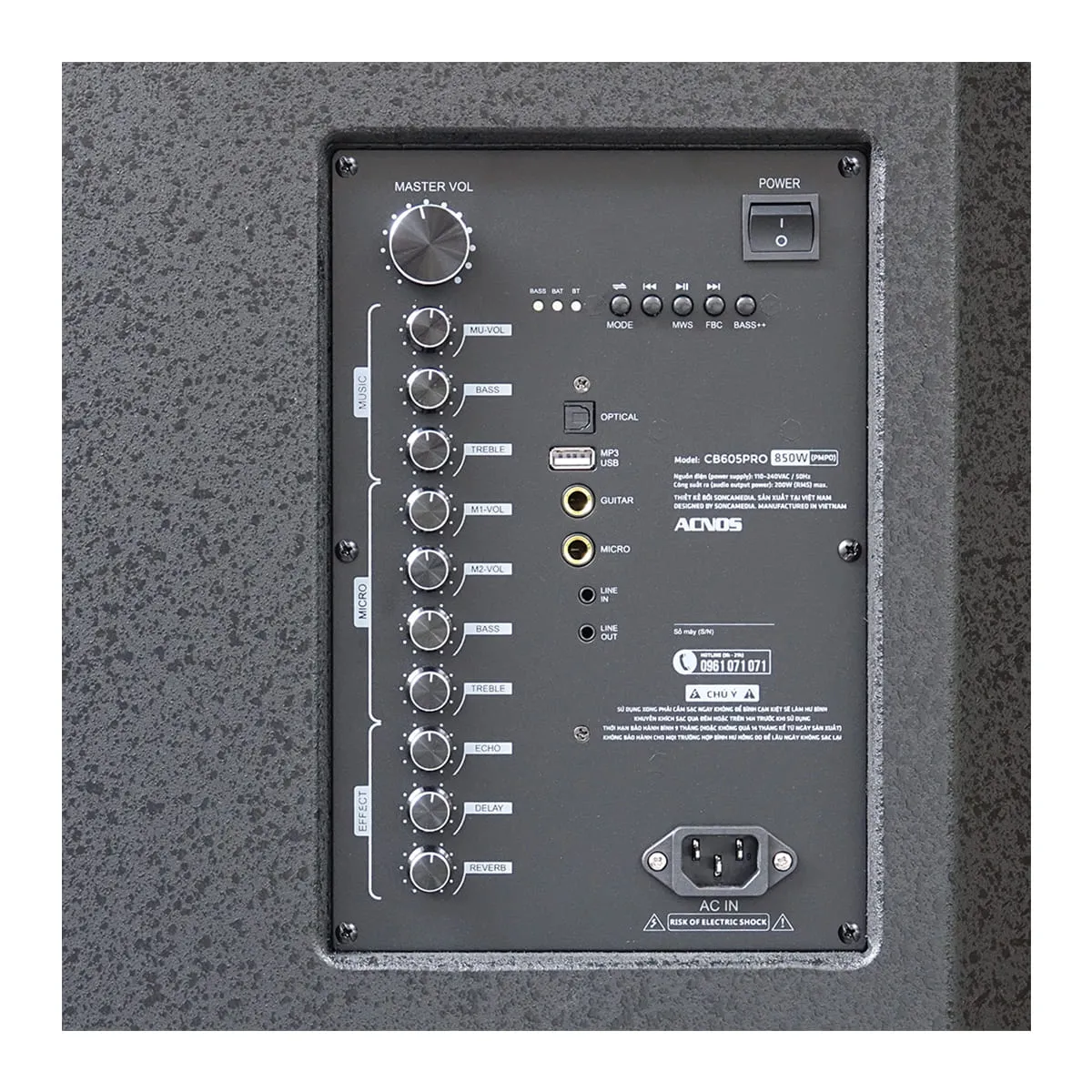Loa kéo Acnos CB605PRO