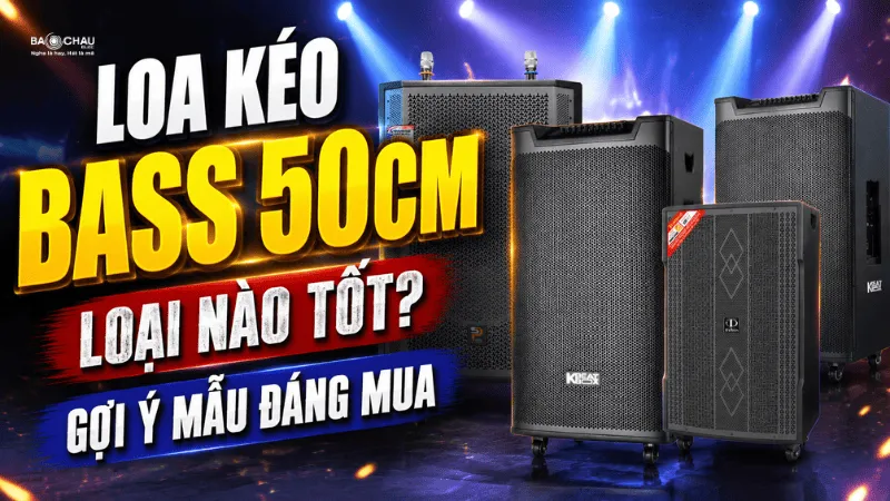 Loa Kéo Bass 50cm Loại Nào Tốt? Gợi Ý Mẫu Đáng Mua