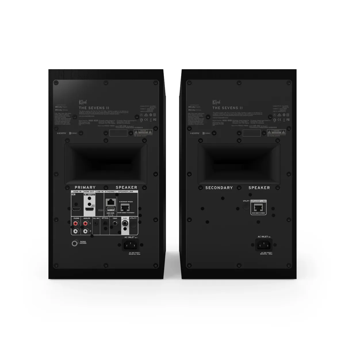 Loa Klipsch The Sevens II (Bookshelf, Active, Bluetooth 5.4) - Hình 3