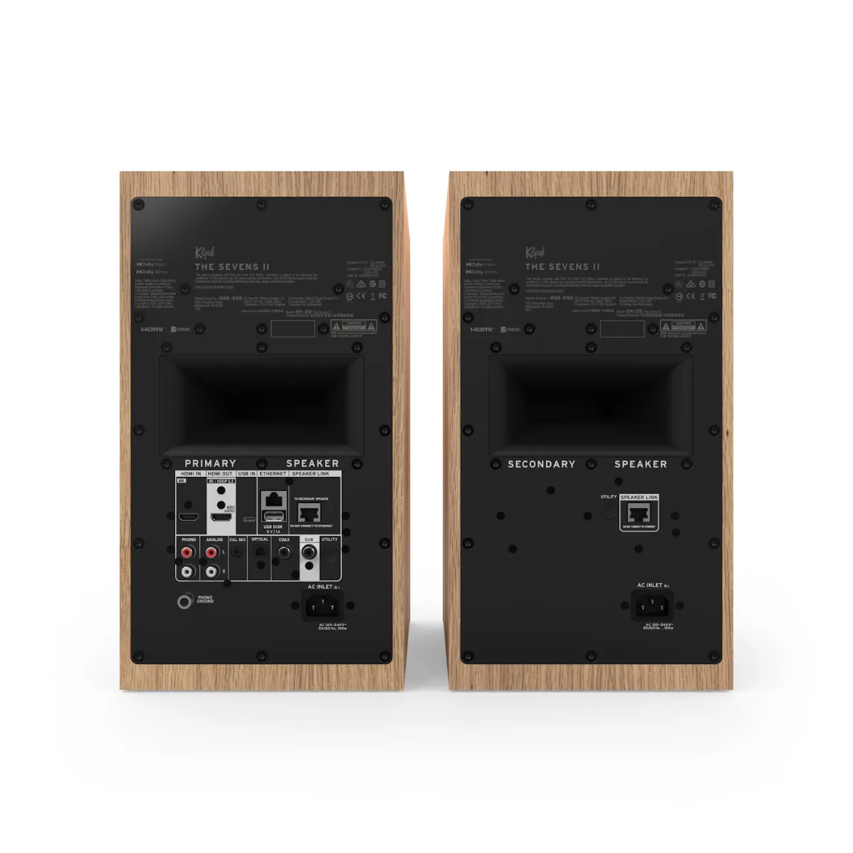 Loa Klipsch The Sevens II (Bookshelf, Active, Bluetooth 5.4) - Hình 2