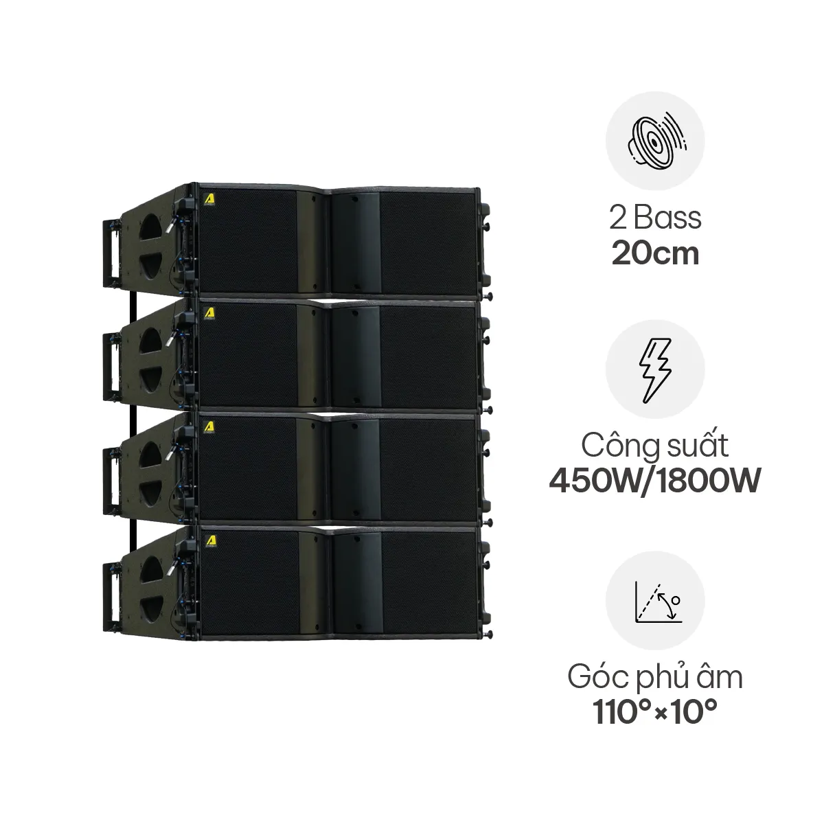 Loa Line array Actpro KR608F
