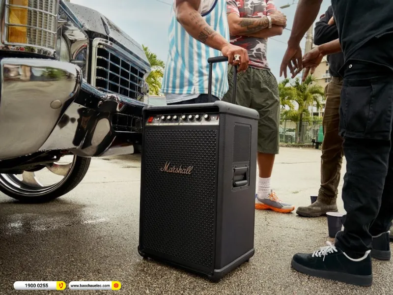 Marshall Bromley 750 - Loa Kéo Bluetooth Đầu Tiên Có Đèn LED Và Núm Chỉnh Âm Tích Hợp
