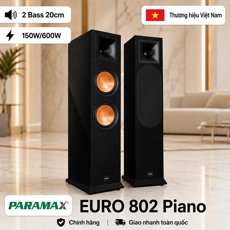 Loa Paramax EURO 802 Piano