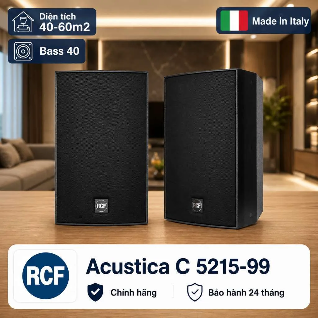 Loa RCF Acustica C 5215-99 (Full bass 40, SX: Italy)