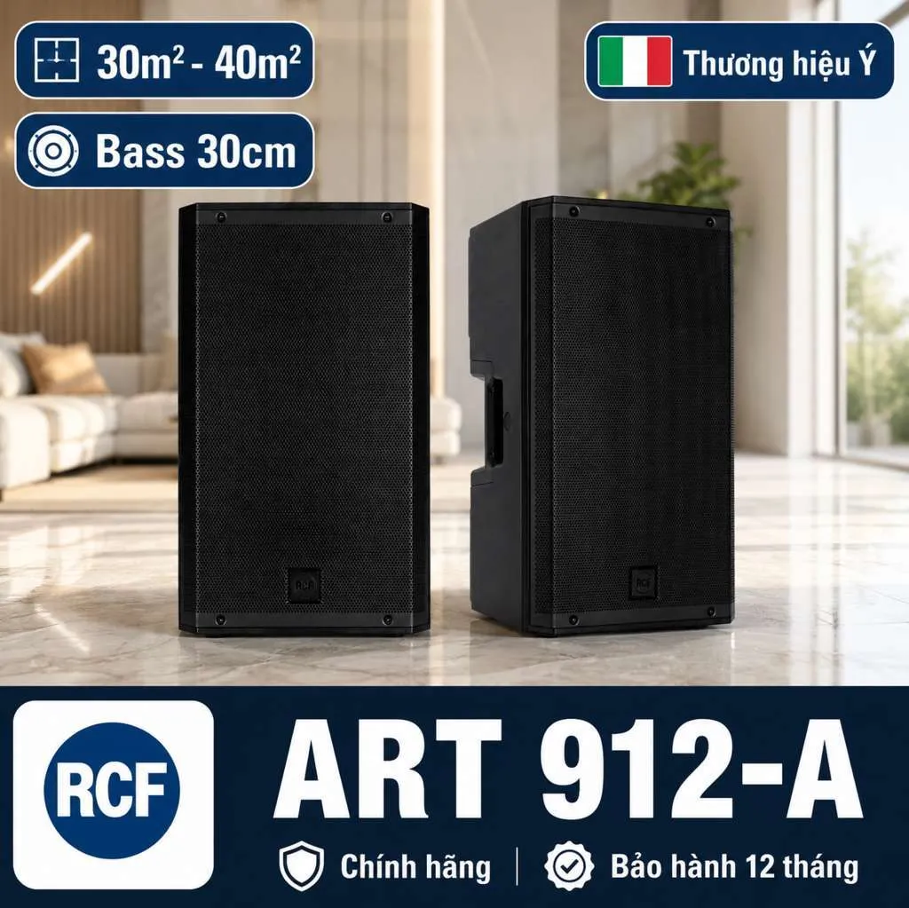 Loa RCF ART 912-A (Active, full bass 30cm)