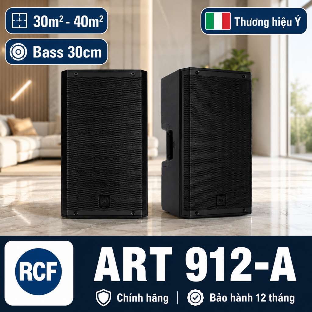 Loa RCF ART 912-A (Active, full bass 30cm)