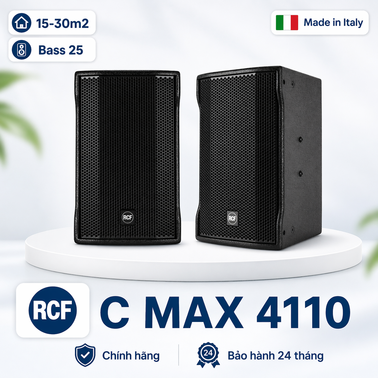 Loa karaoke RCF C MAX 4110 (full bass 25, SX: Italy)