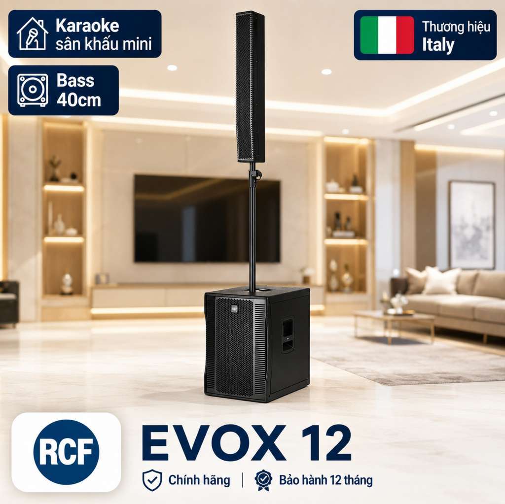 Loa RCF EVOX 12 (Liền công suất, sx: ITALY)