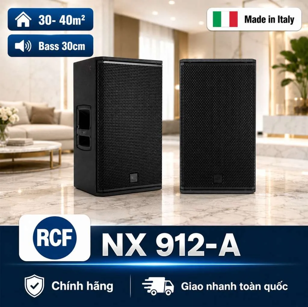 Loa RCF NX 912-A (Active, full bass 30 cm) - Hình 1