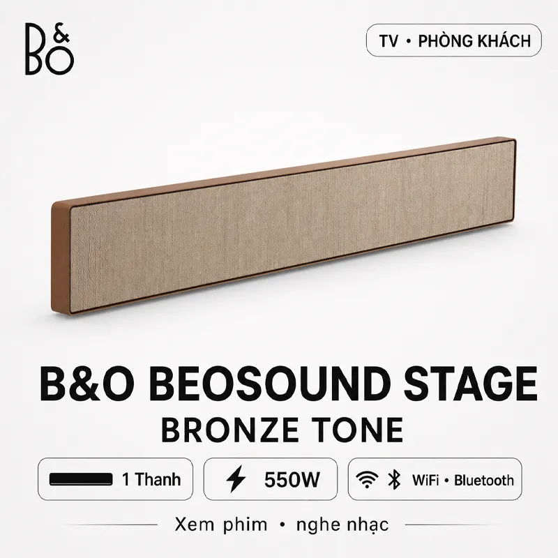 Loa Soundbar B&O Beosound Stage Bronze Tone