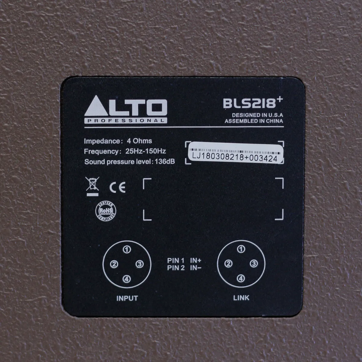 Loa Sub Hơi Kép 50cm Alto BLS 218+