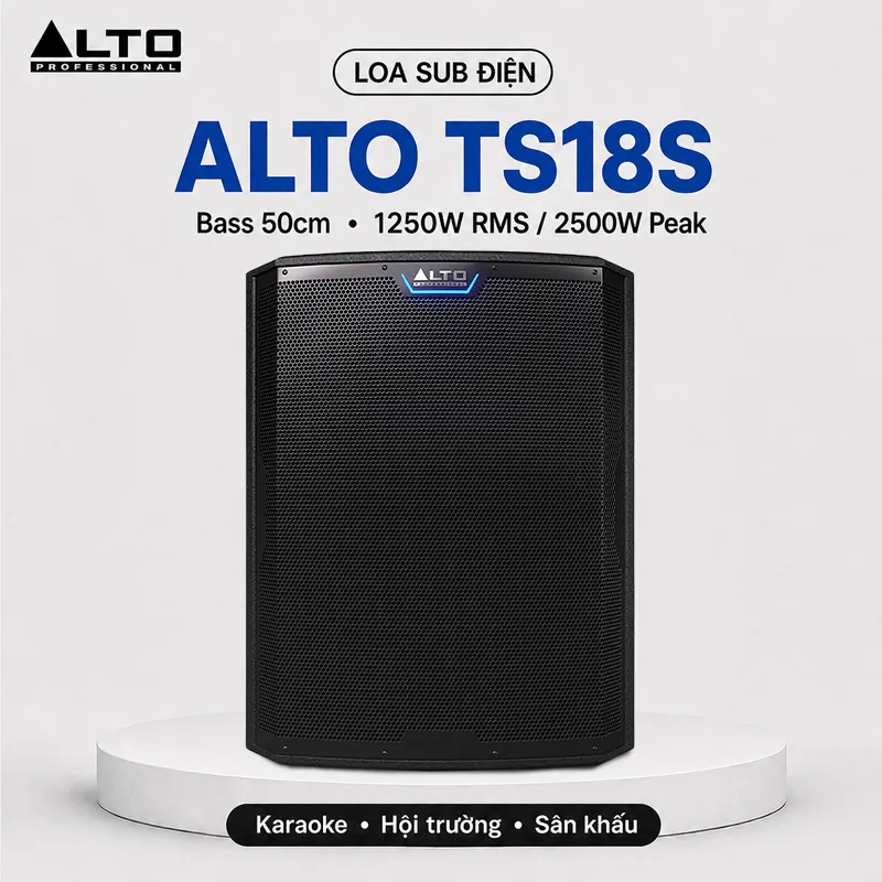 Loa sub điện Alto TS18S