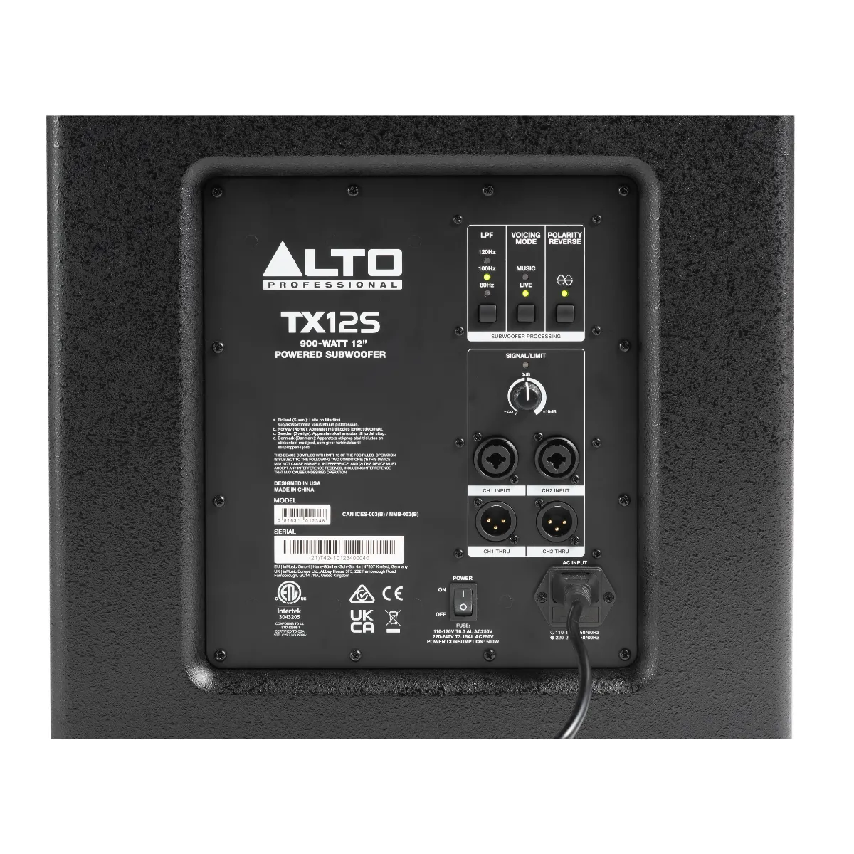 Loa sub Alto TX12S
