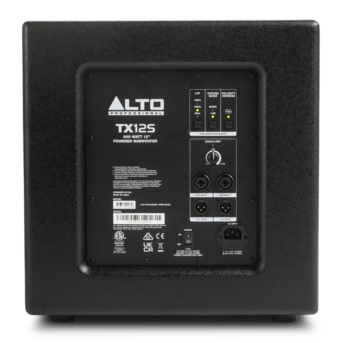 Loa sub Alto TX12S