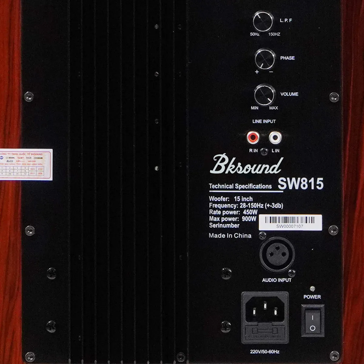Loa sub điện Bksound SW815