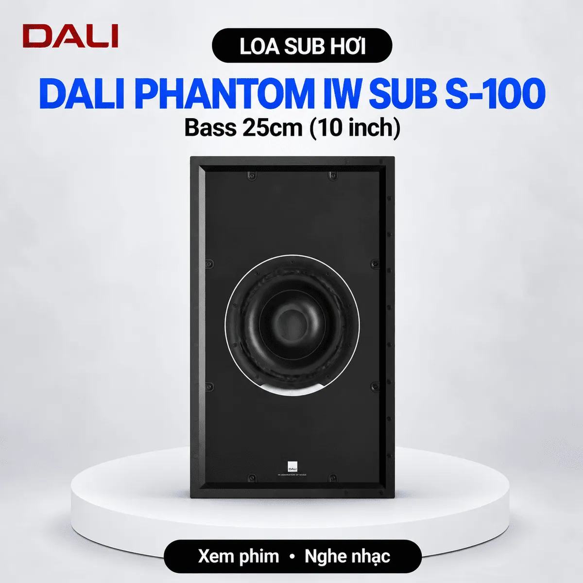 Loa sub hơi Dali PHANTOM IW SUB S-100 (Bass 25cm, Class D)