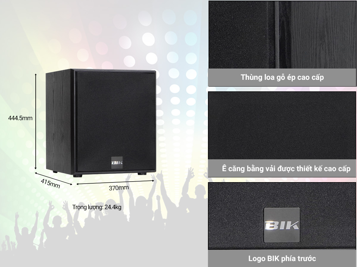 Loa Sub Điện BIK BJ-W25AV II