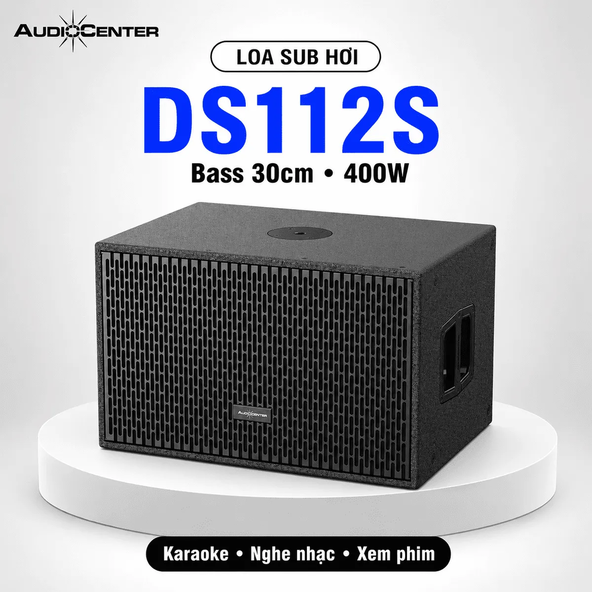 Loa sub hơi Audiocenter DS112S (Bass 30cm, 400W)