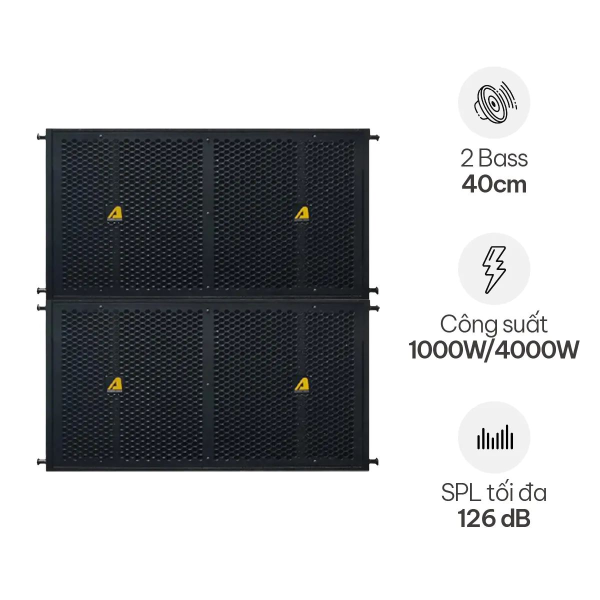 Loa Sub Hơi Kép Bass 40cm Array Actpro KR215SN-I NEW 2025