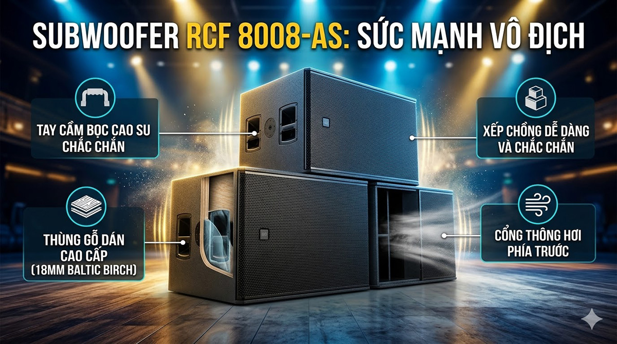 Loa sub RCF 8008-AS