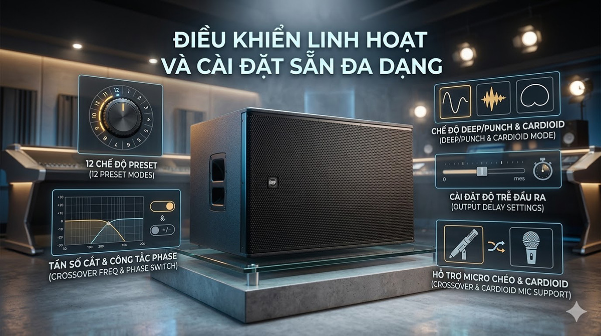 Loa sub RCF 8008-AS