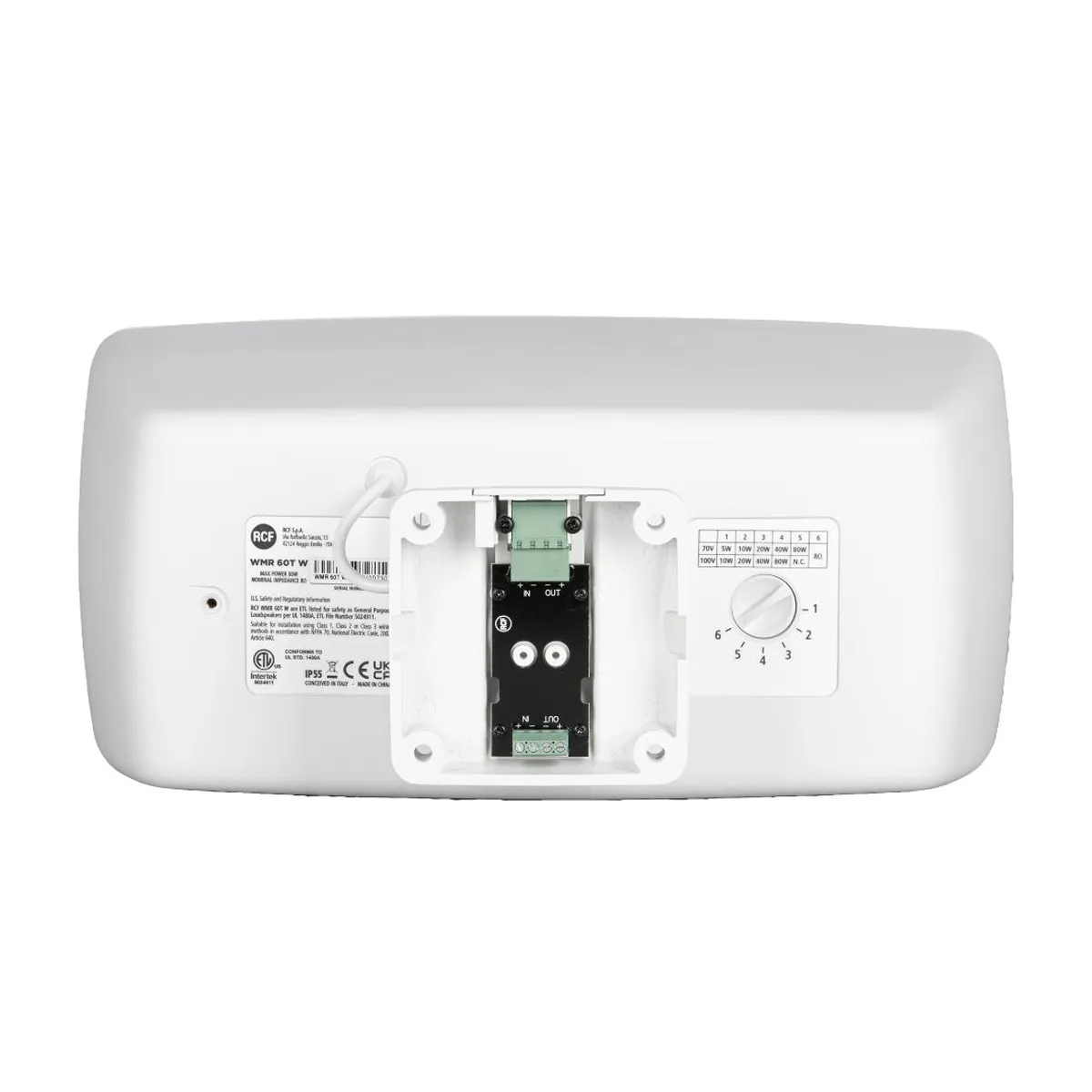 Loa treo tường RCF WMR 60T (bass 16.5cm, 80W/320W) - Hình 2