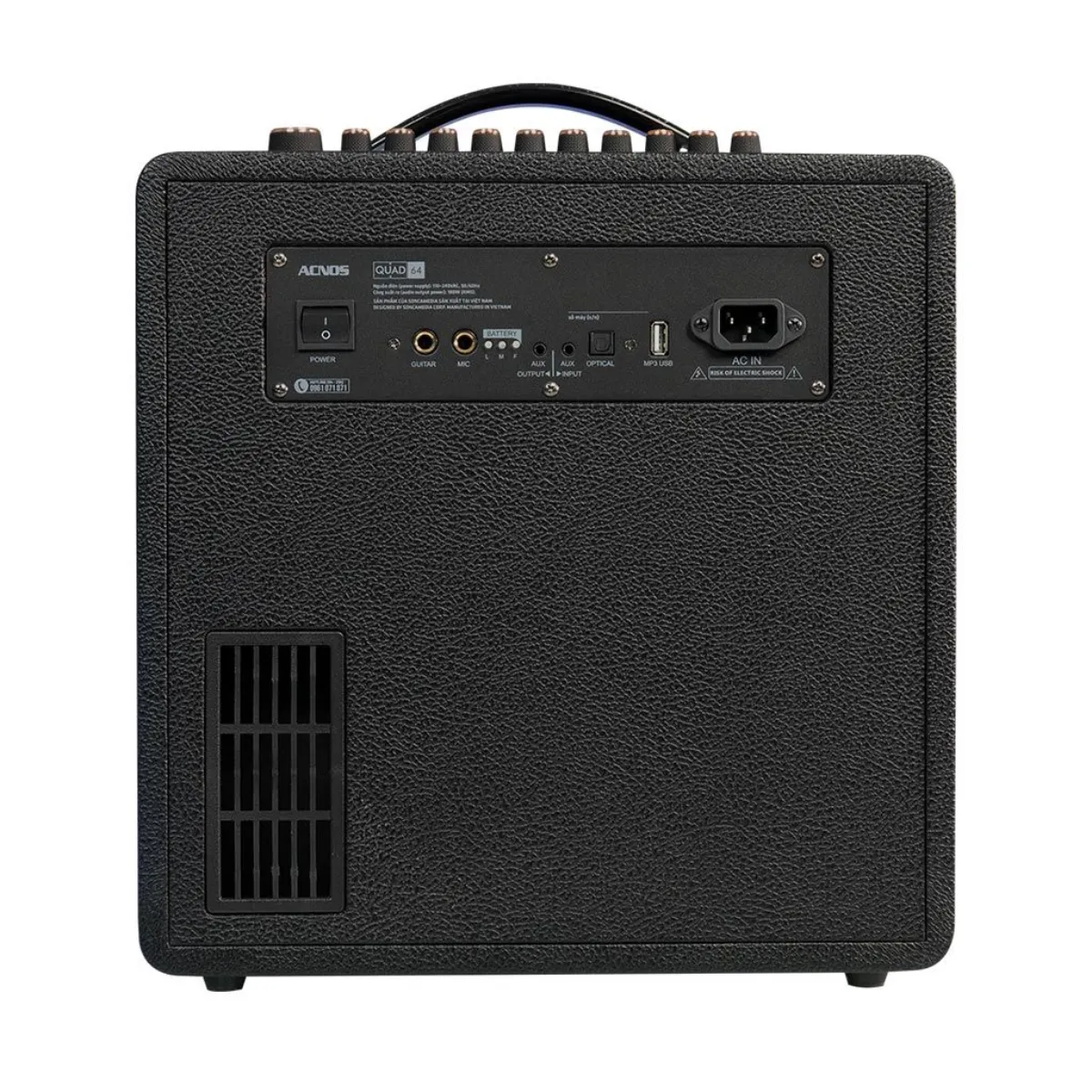 Loa Xách Tay Acnos QUAD 64 (2 x Bass 16cm, 180W, Bluetooth 5.0) - Hình 8