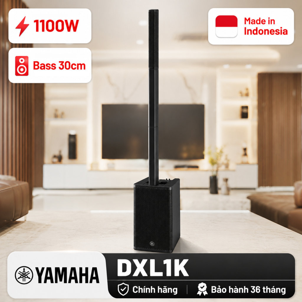 Loa Yamaha DXL1K (PA di động, 1100W, Class D)
