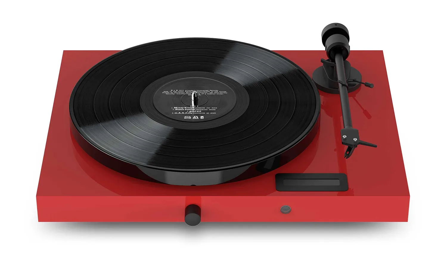 Mâm đĩa than Pro-Ject Juke Box E màu đỏ