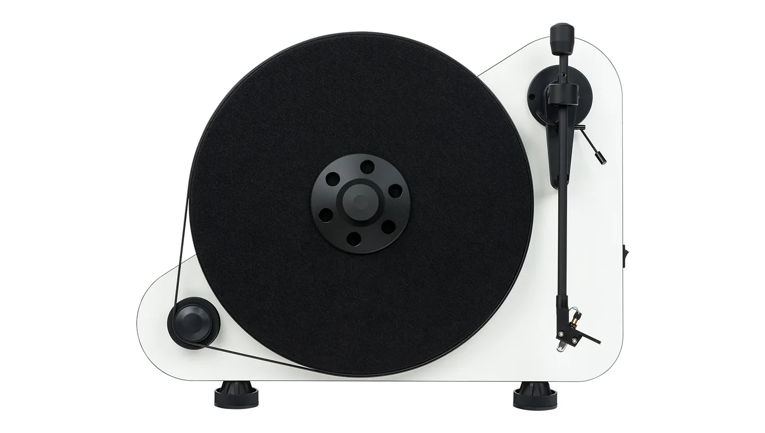 Mâm đĩa than Pro-Ject VT-E màu trắng