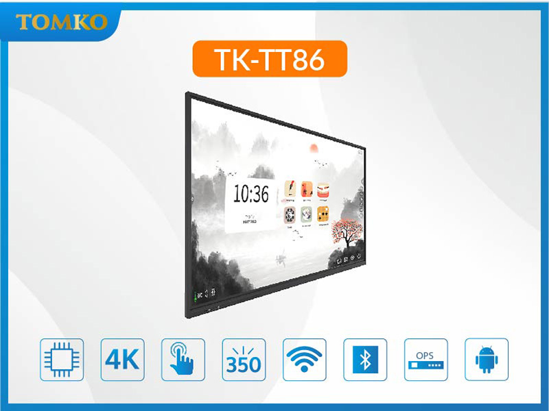 M&agrave;n h&igrave;nh tương t&aacute;c 86 inch TOMKO TK-TT86